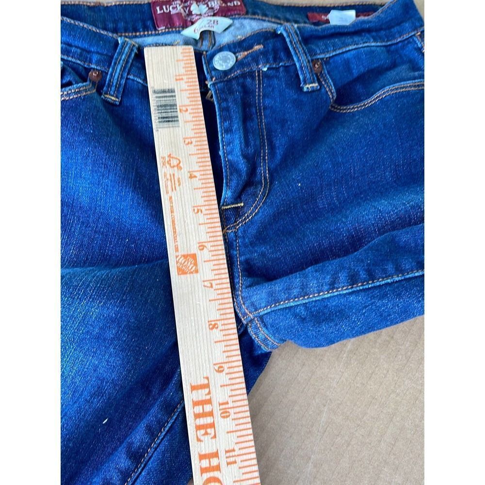 Lucky brand Jeans Womens 6/28 regular Sofia bootcut dark wash low rise denim - Picture 8 of 12